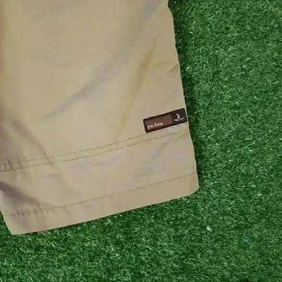 Prana Mens Size L Tan Passage Crop Outdoor Climb Hike Performance - Picture 4 of 9